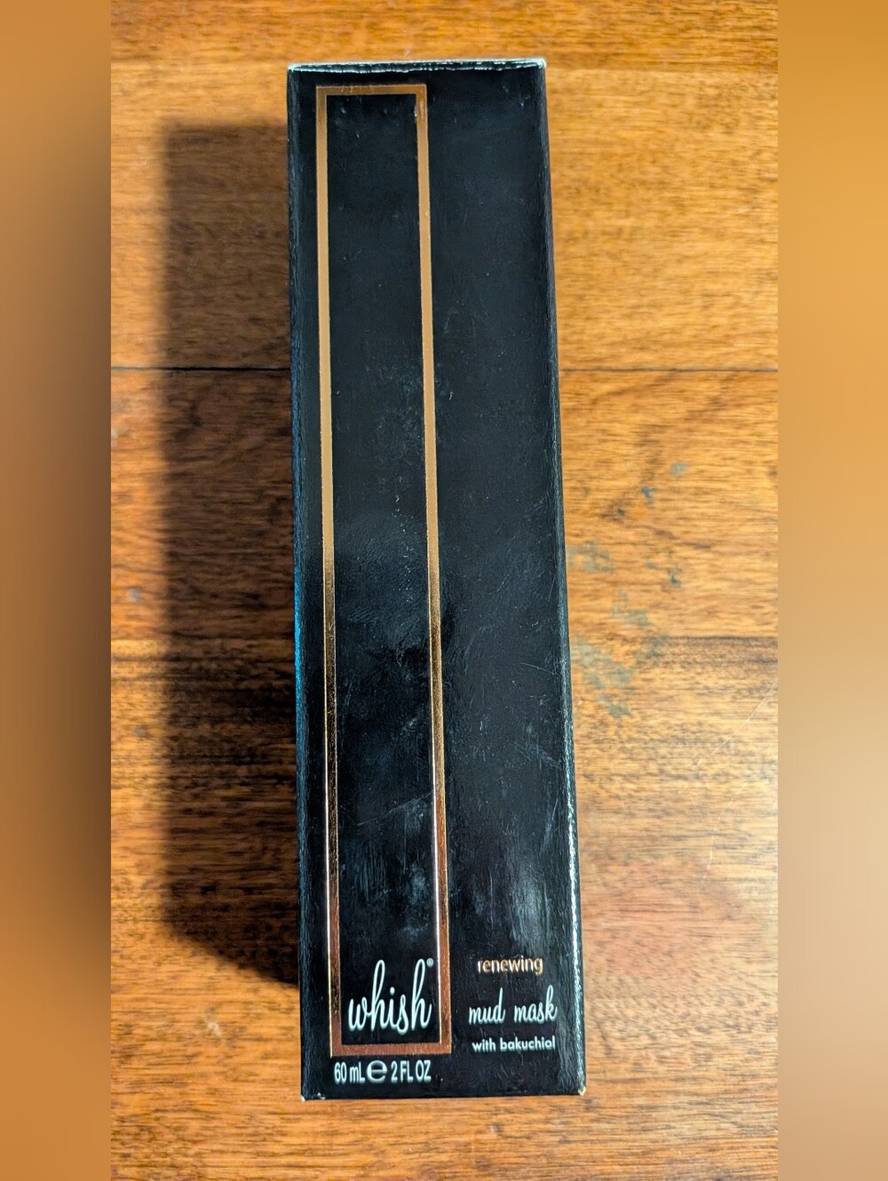 whish Black & Gold Renewing Mud Mask Packaging